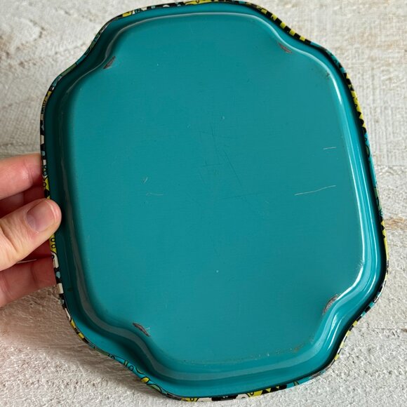 Vintage Metal Retro Rolling Tray - Groovy Herb Tray - Picture 4 of 8